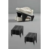 10 Lu Set Çiftli Ayakkabı Rampası & Ayakkabılık Düzenleyici & Organizer