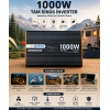 1000W Tam Sinüs İnverter 12V AC Çevirici | Sessiz Fanlı, USB Çıkışlı, Araç Karavan Tekne Solar Uyumlu Güç İnverteri
