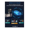 1080P Dash Cam Full Hd Araç içi Kamera Ön Arka ve İç Kayıt 3 Kamera Gece Görüşlü G Sensör Geniş Açı