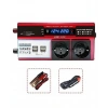 12v 2000w Modifiye Sinüs İnverter Araç Ve Güneş Enerjisi Uyumlu, Çift Usb, Çift Priz Ve Çakmaklık Eco Lounge
