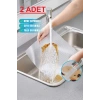 ( 2 ADET ) Çok Amaçlı Pratik Kaydırmaz 45 Cm X 3 Metre Raf Örtüsü (Mutfak-Dolap içi-Buzdolabı )