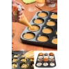 2Lİ SET Muffin Kalıbı 12li Fırın Mini Kek Browni Kekstra Kalıbı Cupcake  ülü