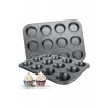 2Lİ SET Muffin Kalıbı 12li Fırın Mini Kek Browni Kekstra Kalıbı Cupcake  ülü