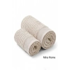 2 Parça Pamuklu Banyo ve El Yüz Havlu Seti Şeyda Krem