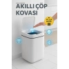 20 Litre Sensörlü Akıllı Çöp Kovası UV Işıklı Sessiz Otomatik Kapaklı Ev Ofis Kullanımı