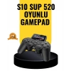 2025 A Kalite S10 Gamepad 520 Oyunlu TV Bağlantılı Retro Atari Konsolu