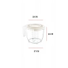 2200 Ml Mikser Kabı Mavi & Ölçü Kabı & Saklama Kabı-DNY0026