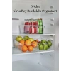 3 Lü Buzdolabı Organizeri & Buzdolabı Düzenleyici 4,5 lt
