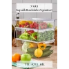 3 Lü Buzdolabı Organizeri MIX Set (3 lt + 4,5 lt + 6 lt)