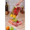 3 Lü Kapaklı Buzdolabı Organizeri & Buzdolabı Düzenleyici 3 lt