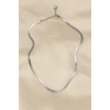 316L Çelik Silver Renk 45 cm İtalyan Zincir Model Kadın Kolye