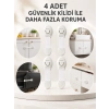 4lü Esnek Kayışlı Çocuk Güvenlik Kilidi Pratik ve Güvenli Kullanım