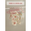 6’lı Bebek Askısı & Bebek Gardırop Askısı Pembe Set