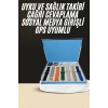 7 Kordonlu Unisex Akıllı Saat Çoklu Kordon Seçeneği Amoled Ekran