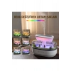 7 Renk RGB Işıklı Yağmur Damlası Şeklinde Aromaterapi Hava Nemlendirici ve Difüzör