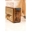 8 Bantlı Nostaljik Radyo - Bluetooth, USB, SD Kart Desteği ve Hoparlör Özellikli