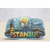 Ahşap İstanbul Temalı Magnet - Model 5