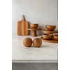 Akasya 2’li Top Tuzluk Biberlik Seti - Şık ve Doğal