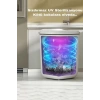 Akıllı Teknolojik Sensörlü Çöp Kovası Işık Antibakteriyel Koku Geçirmez Mutfak Banyo Wc Ofis 20l Uv