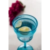 Akrilik Aquamarin 6lı Kadeh & Su Meşrubat Kahve Yanı Bardağı 300 ml ( Cam Değildir )
