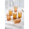 Akrilik Bal 6lı Kısa Bardak & Su Meşrubat Kahve Yanı Bardağı 400 ml ( Cam Değildir )