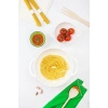 Akrilik Beyaz 2 Li Süzgeç Seti ( Makarna & Pirinç Süzgeci )