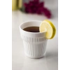 Akrilik Beyaz Tekli Kısa Bardak & Su Meşrubat Kahve Yanı Bardağı 300 ml ( Cam Değildir )
