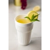Akrilik Beyaz Tekli Uzun Bardak & Su Meşrubat Bardağı 400 ml ( Cam Değildir )