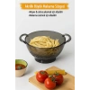 Akrilik Füme Makarna Süzgeçi & Sebze Meyve Süzgeçi
