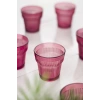 Akrilik Mürdüm 6lı Kısa Bardak & Su Meşrubat Kahve Yanı Bardağı 300 ml ( Cam Değildir )