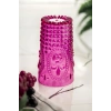 Akrilik Pembe Tekli Uzun Bardak & Su Meşrubat Bardağı 750 ml ( Büyük Boy & Cam Değildir )