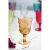 Akrilik Renkli 6lı Kadeh & Su Meşrubat Kahve Yanı Bardağı 450 ml ( Cam Değildir )