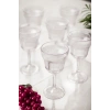 Akrilik Şeffaf Tekli Kadeh & Su Meşrubat Kahve Yanı Bardağı 300 ml ( Cam Değildir )