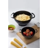 Akrilik Siyah 2 Li Süzgeç Seti ( Makarna & Pirinç Süzgeci )