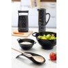 Akrilik Siyah 5 Parça Sürahi & Rende & Süzgeç & Mini Süzgeç & Kaşıklık & Mutfak Çeyiz Seti