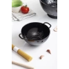 Akrilik Siyah Mini Pirinç Süzgeçi & Bakliyat Süzgeçi (3 SU BARDAĞI ÖLÇÜLÜ)