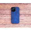 Apple iPhone 13 Pro Uyumlu Deri Cüzdanlı Kılıf Lacivert