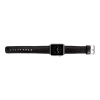 Apple Watch Uyumlu Deri Kordon 42-44-45mm Kroko Siyah