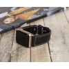 Apple Watch Uyumlu Deri Kordon 42-44-45mm NM4-AS1 Siyah