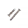 Apple Watch Uyumlu Deri Kordon 42-44-45mm ST Leopar NE