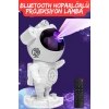 Astronot Tasarımlı Bluetooth Hoparlörlü HD Yıldız Projeksiyonlu Dekoratif Gece Lambası