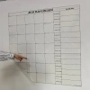 Aylık Planlayıcı Manyetik Duvar Stickerı Takvim Plan Çizelgesi