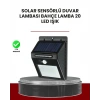 Bahçe ve Dış Mekanlar İçin Güneş Enerjili 20 LED Hareket Sensörlü Lamba