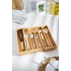Bambu Ayarlanabilir Çekmece içi Kaşıklık & Çekmece İçi Organizer  (25*35*5 / 39*35*5)