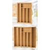 Bambu Ayarlanabilir Çekmece içi Kaşıklık & Çekmece İçi Organizer  (25*35*5 / 39*35*5)