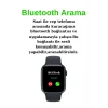 Bluetooth Özellikli Akıllı Saat - Nabız, Uyku Takibi, GPS ve Suya Dayanıklı Spor Modeli