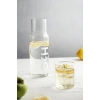 Borosilikat Cam Beyaz Başucu Sürahisi & Cam Sürahi * 600 ml