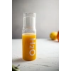 Borosilikat Cam Beyaz Başucu Sürahisi & Cam Sürahi * 600 ml