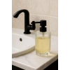 Cam Şeffaf Sıvı Sabunluk 200 ml Banyo Lavabo