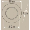 CATA CT 5258 Siyah Kasa Zepra Led Spot 6W 3 Renkli